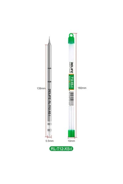 kızılelma teknik Relife T12 Havya Ucu Düz Sivri RL-T12-XS-I