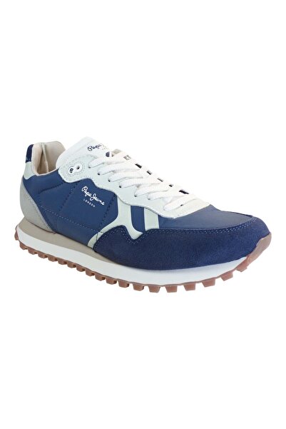 Pepe Jeans BRIT-ON Sneakers Ανδρικά Παπούτσια PMS40034-585 Μπλέ
