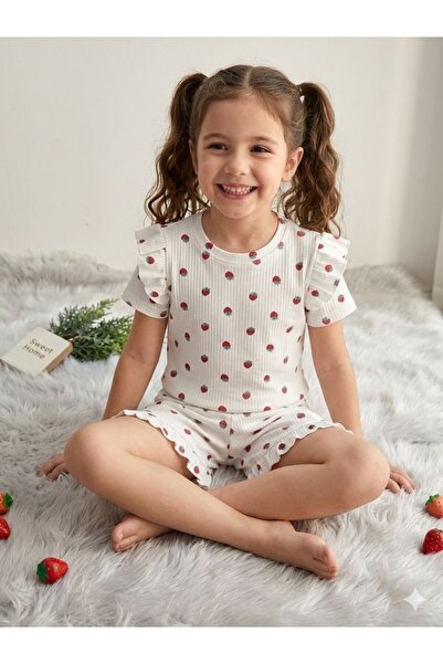 ciklet kids Καλοκαιρινό σετ πιτζάμες για κορίτσια (κάτω και επάνω μέρος)