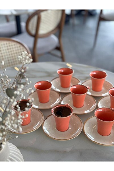 Porland Seasons 6-Person Turkish Coffee Cup Coffee Set 70 Cc