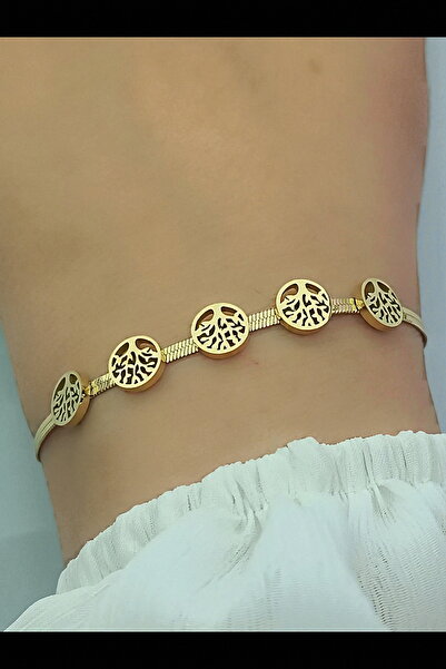 nilüfer takı tasarım Flower of Life Steel 316L Bracelet