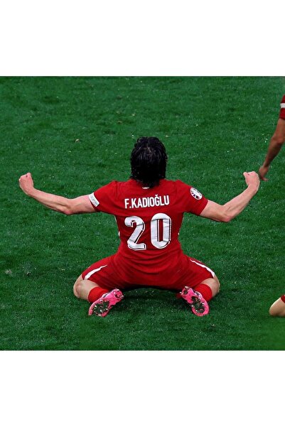 BREATHLESS Türkiye Milli Takımı Euro 2024 Ferdi Kadıoğlu Deplasman Forması (RED)