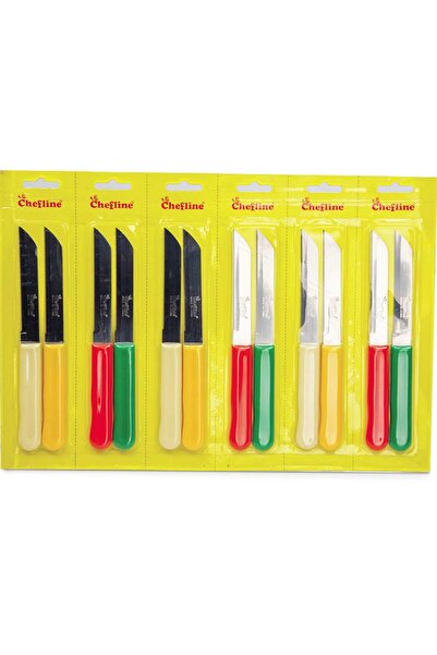 Chefline Fruit Knife Set, 12 Pcs, GK255