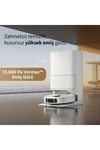 Dreame 13000Pa DuoScrub Paspaslama MopExtend LiDAR Navigasyon İstasyonlu Akıl...