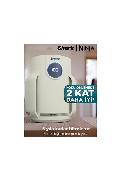 Shark 5 yıl Uzun Ömür Filtre Anti-Alerjen Koku Giderici ve Ultra Sessiz HEPA ...
