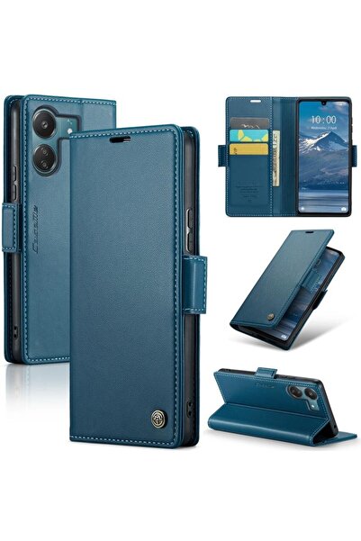 Caseme 023 Luminus Θήκη Πορτοφόλι Blue (Xiaomi Redmi 13C/Poco C65)