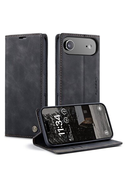 Caseme 013 Retro Θήκη Βιβλίο Black (Apple iPhone Air)