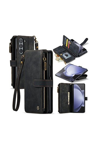 Caseme C30 Multifunctional Θήκη Πορτοφόλι Black (Samsung Galaxy Z Fold6 5G)