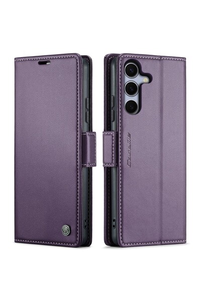 Caseme 023 Luminus Θήκη Πορτοφόλι Purple (Samsung Galaxy S25 FE 5G)