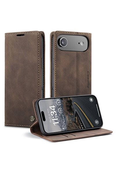 Caseme 013 Retro Θήκη Βιβλίο Coffee (Apple iPhone Air)