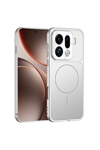 GKK Matte Magnetic Σκληρή Θήκη Silver (Oppo Find X9 Pro 5G)