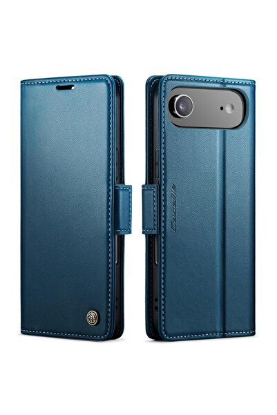 Caseme 023 Luminus Θήκη Πορτοφόλι Blue (Apple iPhone Air)