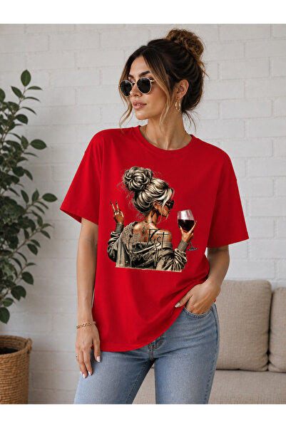 EYAX MODA JUST BREATHER ΓΥΝΑΙΚΕΙΟ ΤΥΠΩΜΕΝΟ OVERSIZE ΜΠΛΟΥΖΑΚΙ