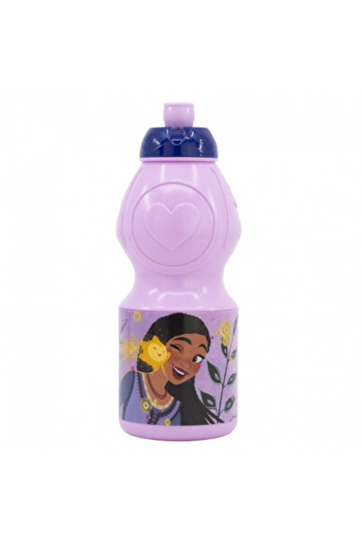 Wish Sticlă de apă din plastic, mov, 400 ml