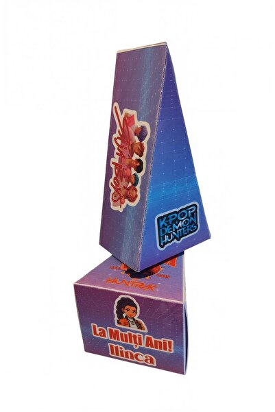 OEM TORT ANIVERSAR realizat din cutii de carton Tematica K-pop 12 Buc