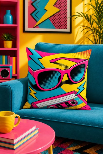 Bertille Home Pop Art serija dvostrano digitalno štampana navlaka za jastuk