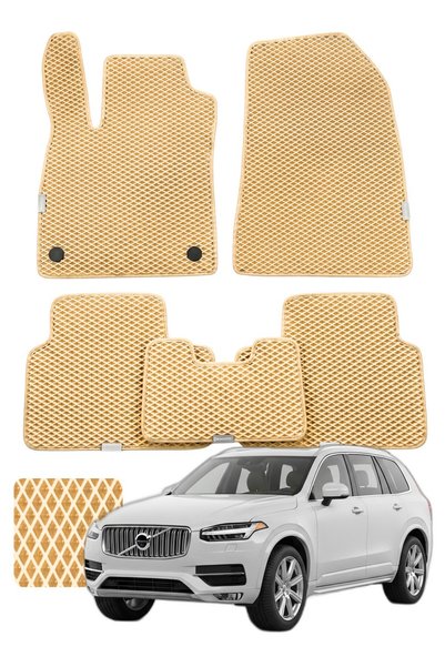 Evanotion Volvo XC90 2015 ve sonrası Özelleştirilebilir Premium Eva Oto Paspa...