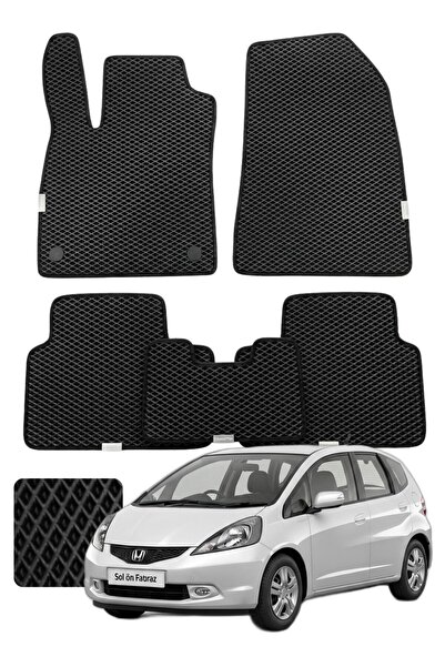 Evanotion Honda Jazz 2008-2015 Özelleştirilebilir Premium Eva Oto Paspas Seti...