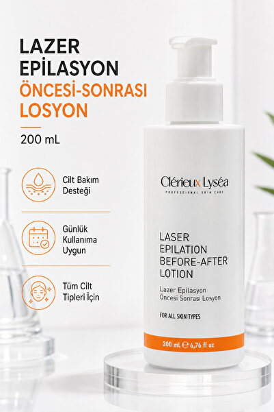 Clérieux Lyséa Lazer Epilasyon Öncesi-Sonrası Losyon 200 mL