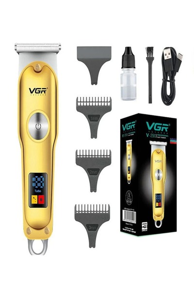 Primo Plus V-290 Professional Cordless Hair Clipper With Rechargeable Digital...