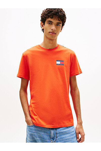 Tommy Hilfiger Erkek Slim Fit Essential Flag T-shirt