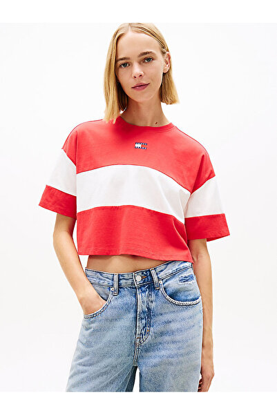 Tommy Hilfiger Kadın Badge T-shirt