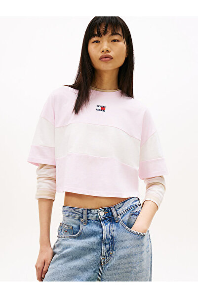 Tommy Hilfiger Kadın Badge T-shirt