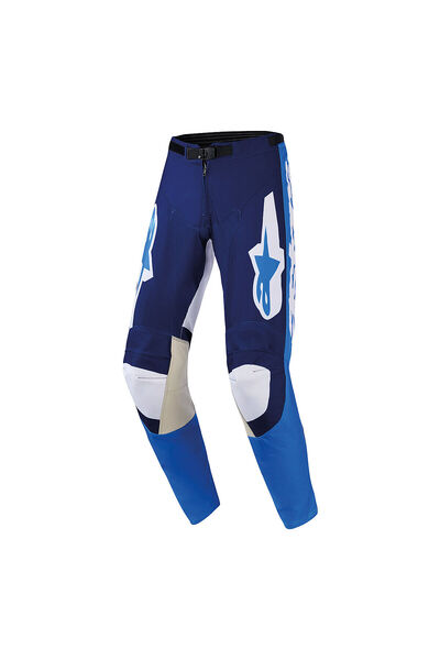 Alpinestars Racer Riway Off-Road Motosiklet Pantolonu Mavi Beyaz