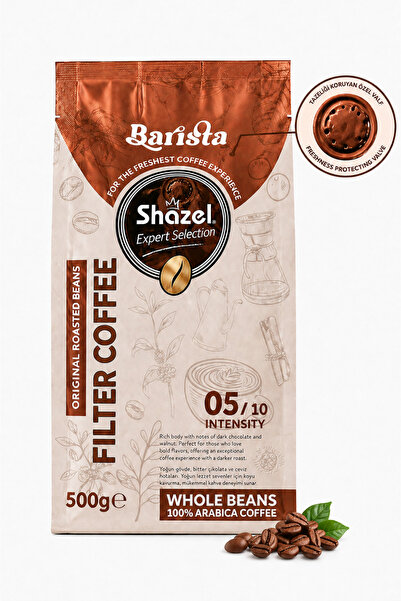 Shazel Filtre Kahve Çekirdek - Flat Bottom 500 gr.- Adet