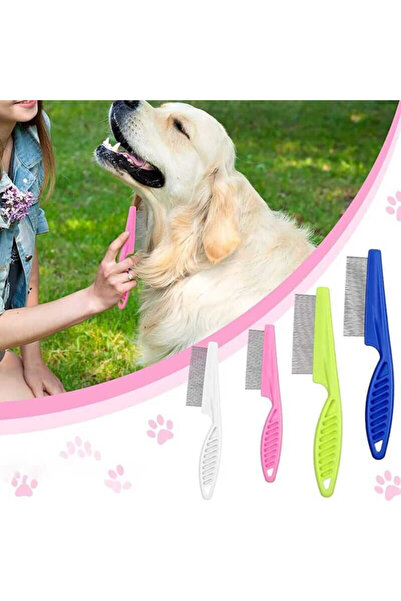 unbranded Set 4 Piepteni pentru Blană Animale – Perii pentru Câini și Pisici,...