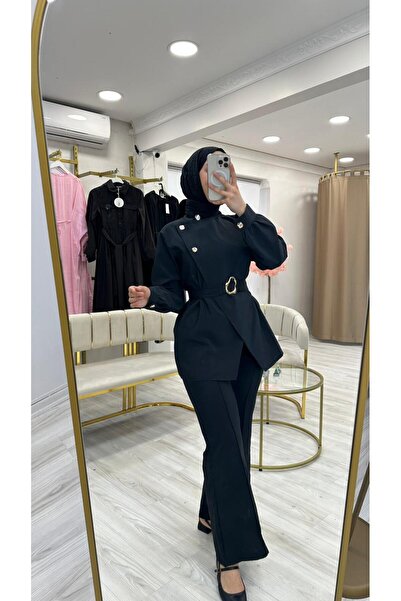 Siyah Gold Kemerli Takım