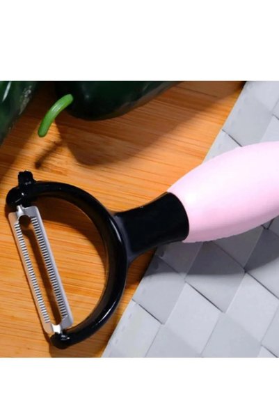 Kittiwake Home Life Sapan Soyacak Stainless Steel – Fruit and Vegetable Peeler with Silicone Handle Laser Cutting