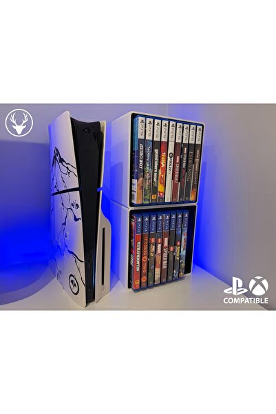 Goplast Premium Modüler Oyun Konsolu Depolama Alanı, CD Stand Rafı, Ps5/Ps4/X...