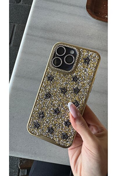 WFC iPhone 11 Uyumlu Taşlı Parlak Yıldız Desenli Lüks Kamera Korumalı Telefon...