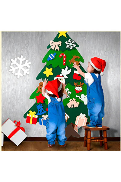 unbranded Decorative Felt Christmas Tree – Festive Table Decoration, Lightwei...