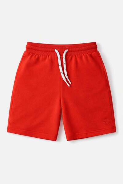 MAYORAL Baby Boy Basic Combed Cotton Shorts 0-2 Years Orange