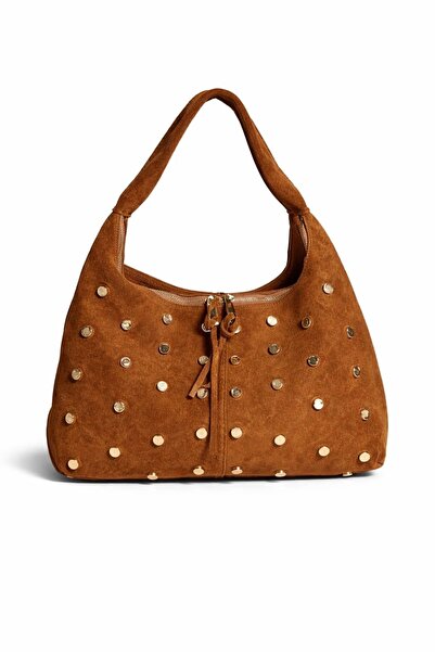 PaminBags Aksesuar Gerçek Süet Deri Troklu Salaş Çanta PMN0034