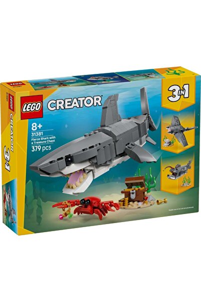 LEGO ® Creator - Rechin feroce cu un cufar de comori (31381)