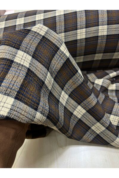 Kumaş Sevdası Spring Shirt Dress Plaid (Width 150cm) Dress Shirt Pencil Skirt...