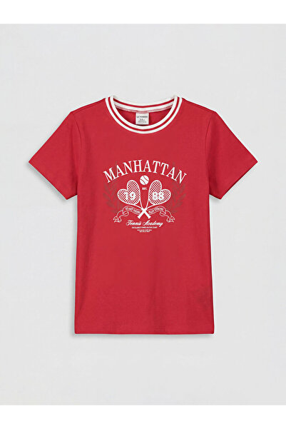 LC Waikiki Timeless Clothing & Timeless Choices Manhattan Printed Girls' T-Shirt