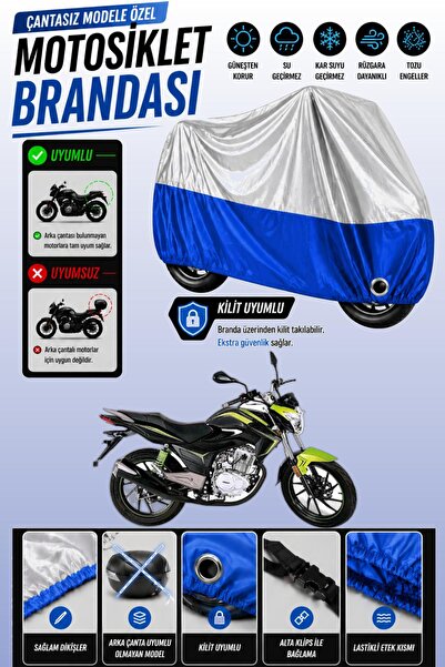 Cemku Twin Top Gray - Bottom Blue Falcon Sport 150 Compatible Engine Cover, R...