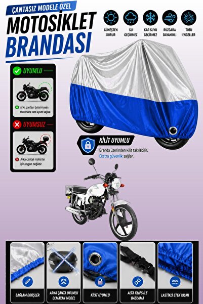 Cemku Twin Top Gray - Bottom Blue Falcon Crazy 125 Compatible Engine Cover, R...