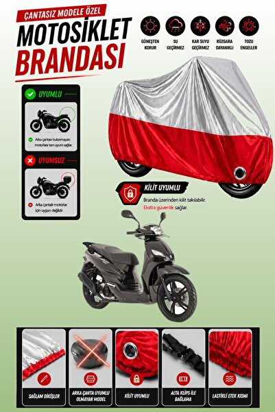Cemku Twin Top Gray - Bottom Red Peugeot Tweet Compatible Engine Cover, Rear ...