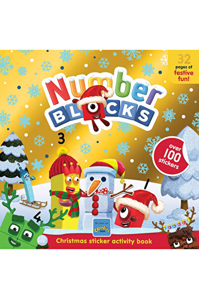Numberblocks Carte cu autocolante și activități - Magia Crăciunului