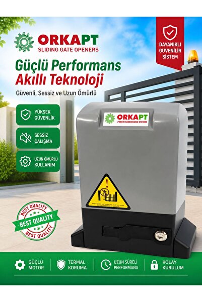ORKA ORKAPT 2000 Otomatik Sürgülü Yana Kayar Bahçe Garaj Kapı Motoru ( Kit Pa...