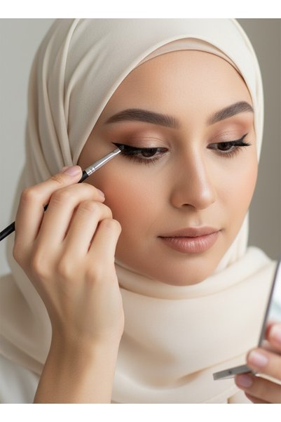 Yallabena فرشاة آيلاينر بزاوية دقيقة 💄 ✨   فرشاة مكياج دقيقة لتحديد الجفن السفلي والحواجب