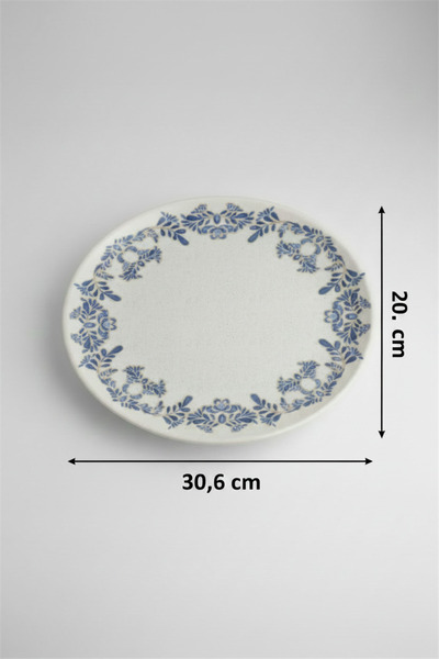 rinart Elp31Okt-Vlra-A Pors. Ellips Oval Kayik Tabak 31cm Digital Valeria-A
