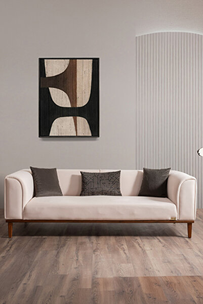 İYENA HOME LİVİNG Pierro 3'lü Koltuk Krem
