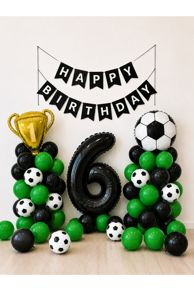 Balonsan Football Themed Balloon Set -6-