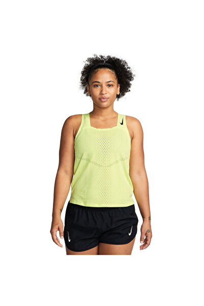 Nike Dri-Fit Adv AeroSwift Kadın Sarı Koşu Atlet DM7551-736